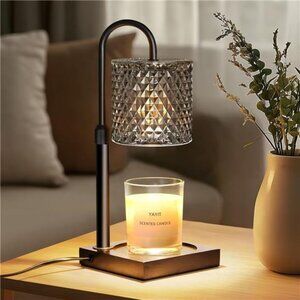 Candle Warmer Lamp Timer Dimmer Adjustable Height Electric Wax Melt Home Decor